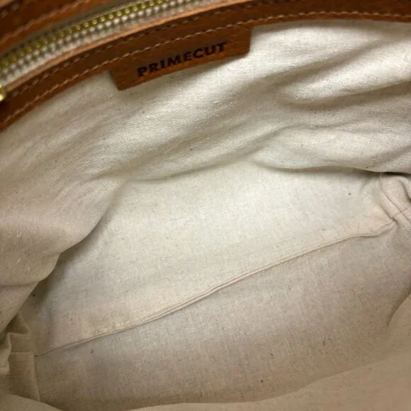 Primecut Cognac Leather Mini Hobo - Picture 9 of 10